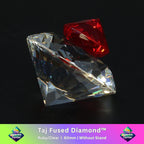 Taj™  Ruby Dual-Tone Fused Crystal Diamond