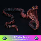 3D Printed Cobra w/ Animal Eyes