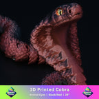3D Printed Cobra w/ Animal Eyes