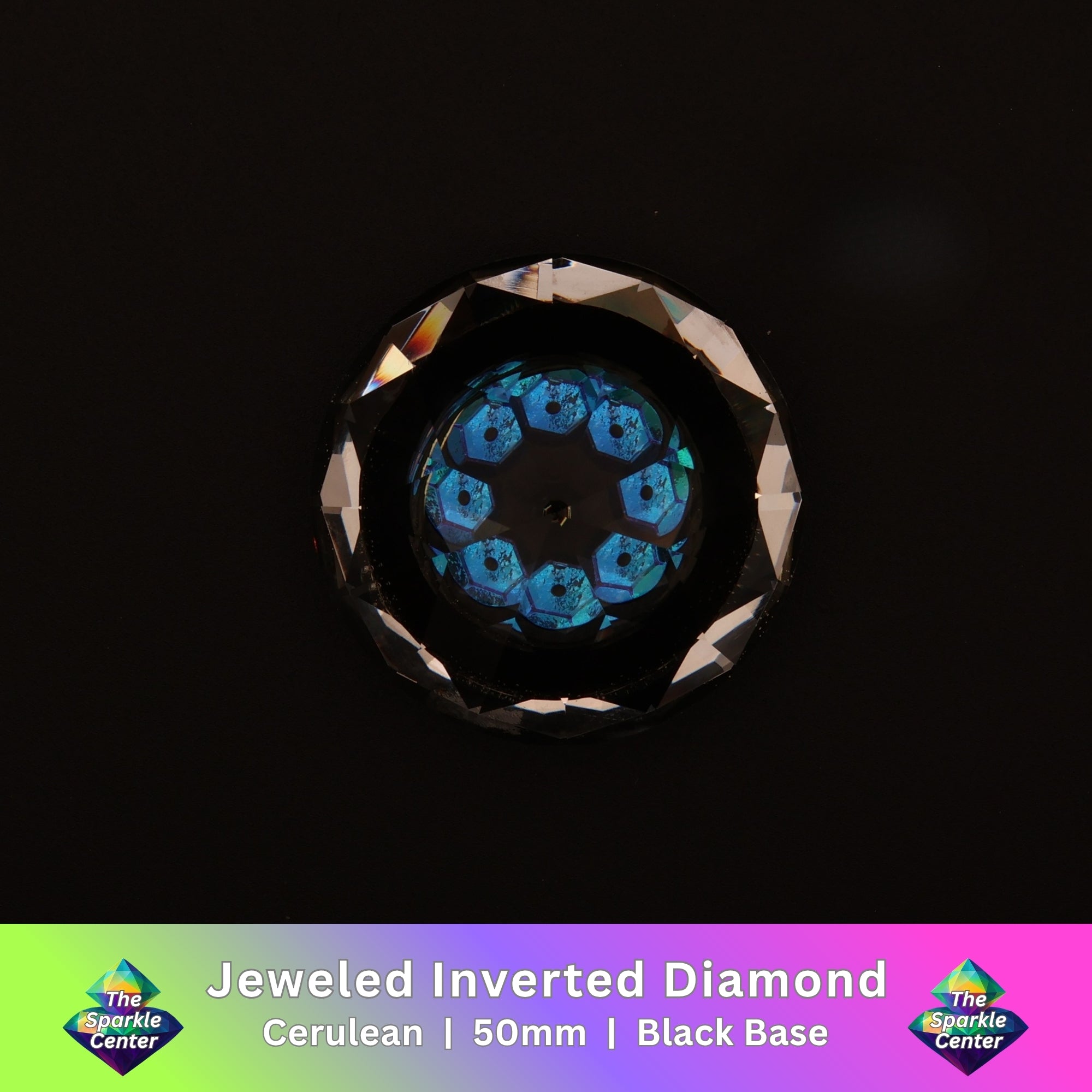 Jeweled Inverted Diamond