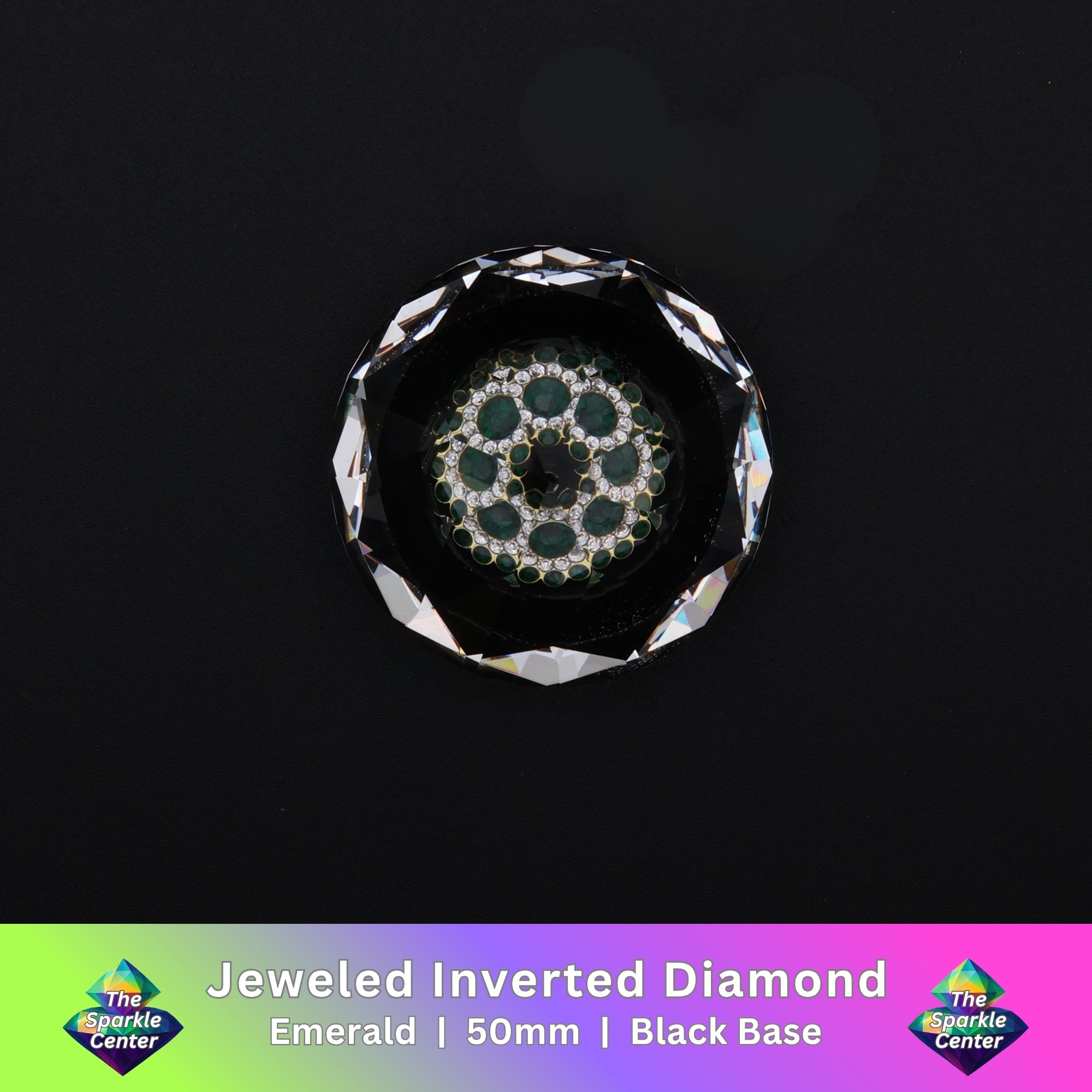 Jeweled Inverted Diamond