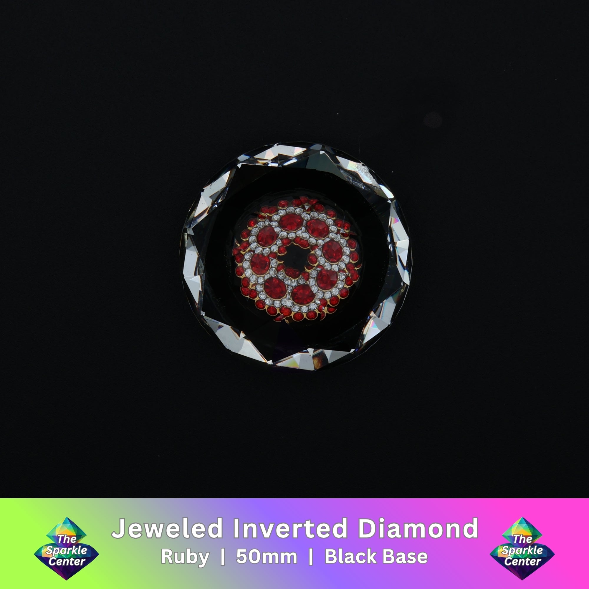 Jeweled Inverted Diamond