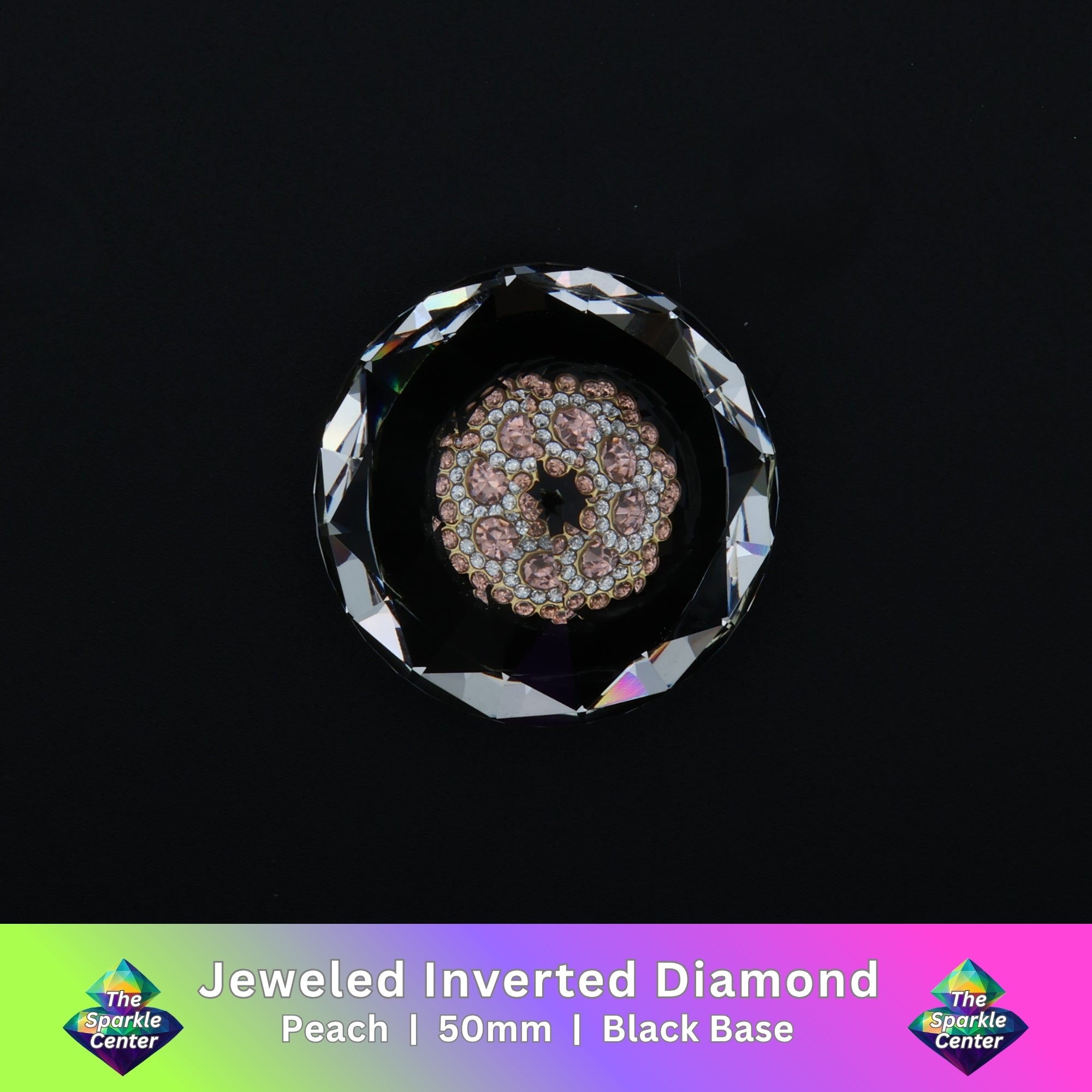 Jeweled Inverted Diamond