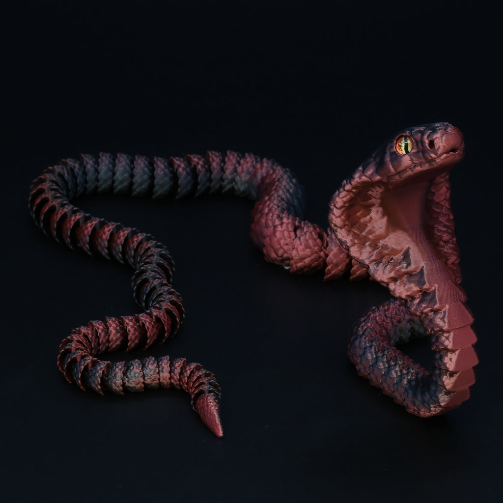 3D Printed Cobra w/ Animal Eyes