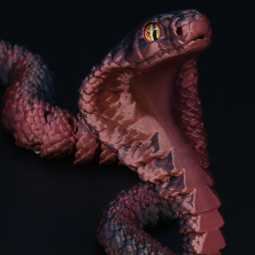 3D Printed Cobra w/ Animal Eyes