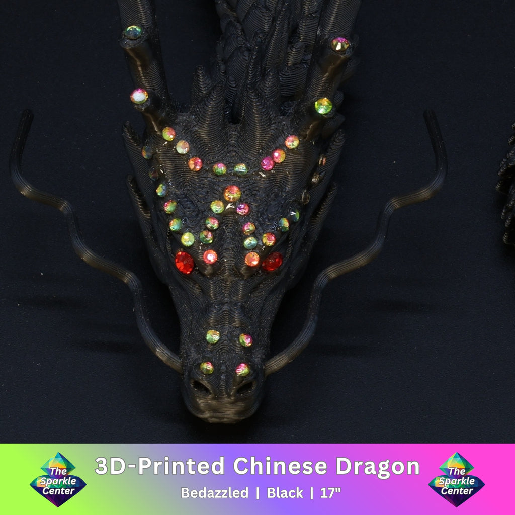 3D Printed Bedazzled Chinese Dragon™