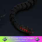 3D Printed Bedazzled Chinese Dragon™