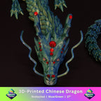 3D Printed Bedazzled Chinese Dragon™
