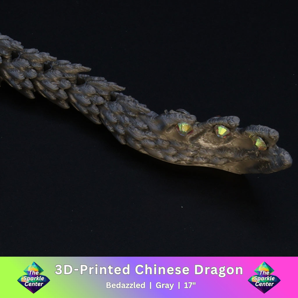 3D Printed Bedazzled Chinese Dragon™