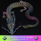 3D Printed Bedazzled Chinese Dragon™