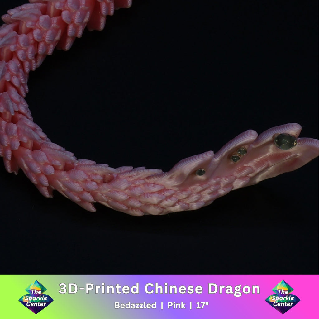 3D Printed Bedazzled Chinese Dragon™