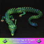 3D Printed Bedazzled Chinese Dragon™