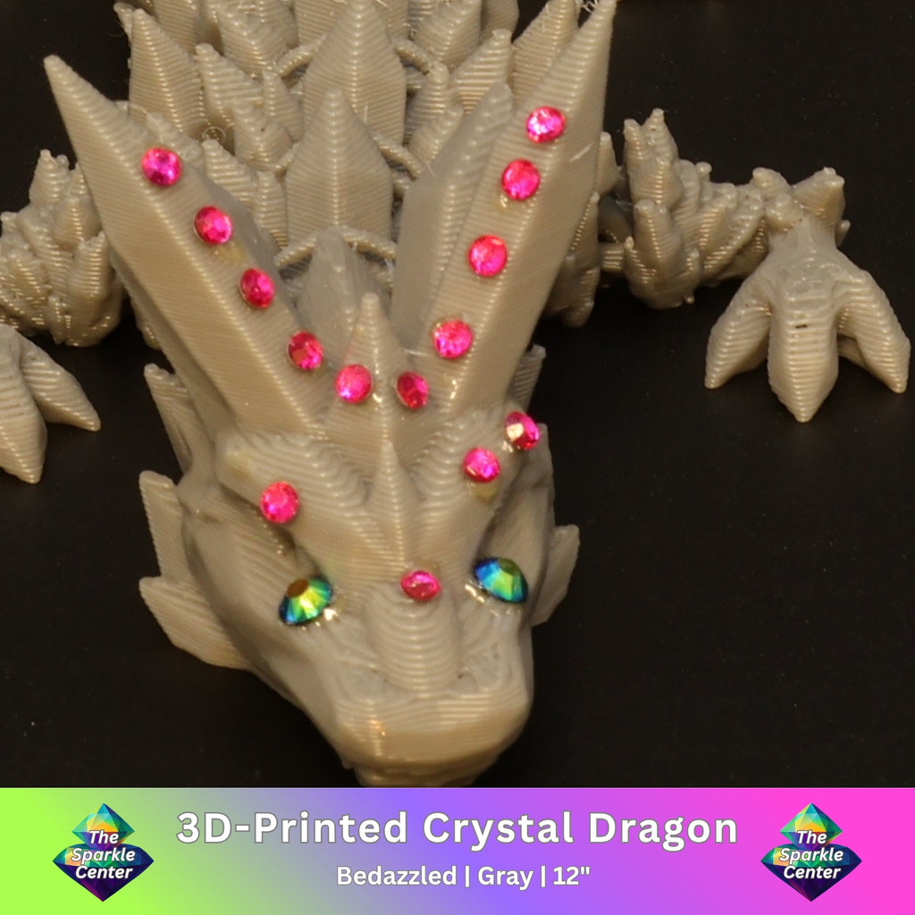 3D Printed Bedazzled Crystal  Dragon™