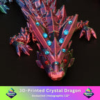 3D Printed Bedazzled Crystal  Dragon™