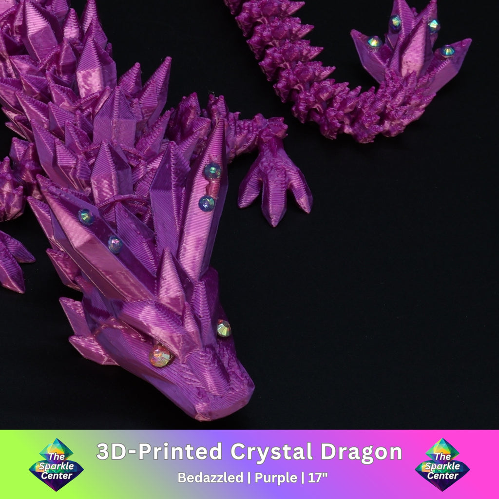 3D Printed Bedazzled Crystal  Dragon™