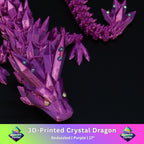 3D Printed Bedazzled Crystal  Dragon™