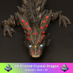 3D Printed Bedazzled Crystal  Dragon™