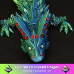 3D Printed Bedazzled Crystal  Dragon™