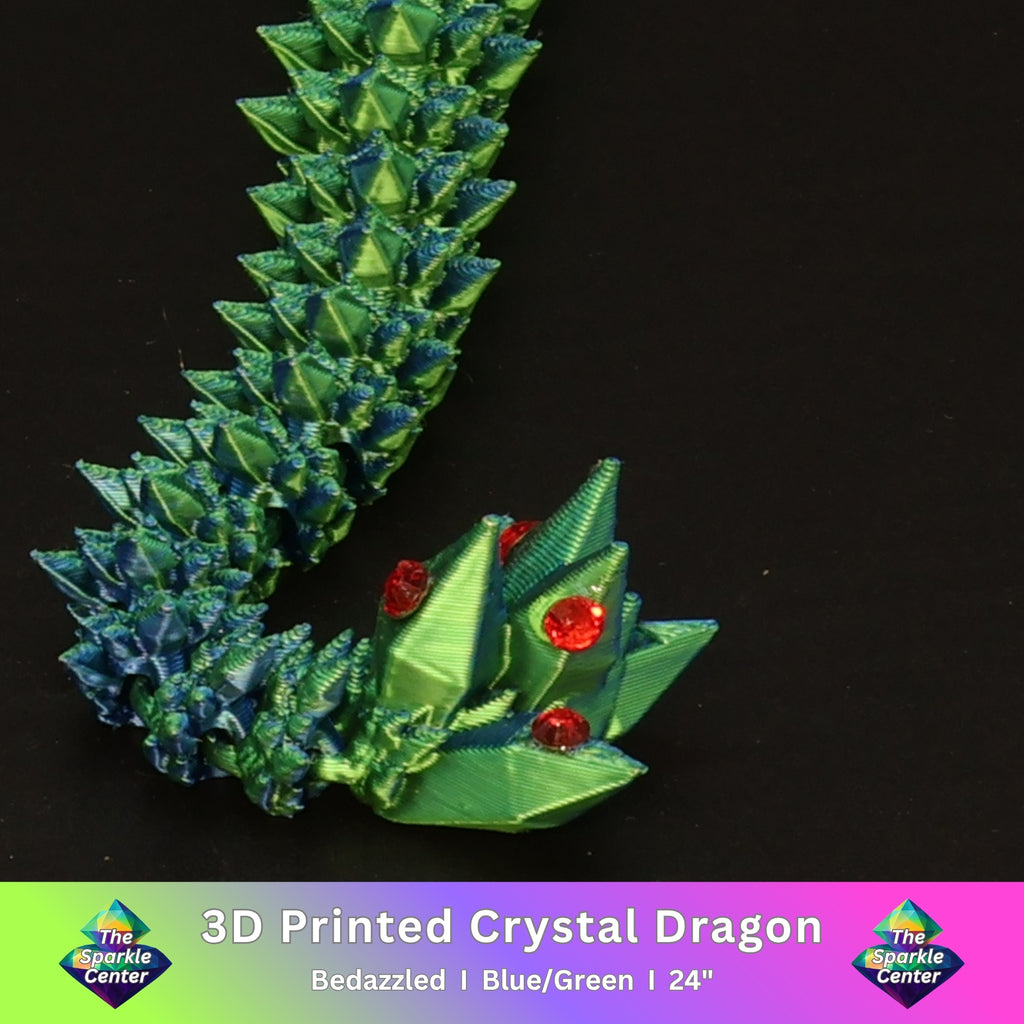 3D Printed Bedazzled Crystal  Dragon™