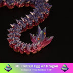 3D Printed Bedazzled Crystal  Dragon™