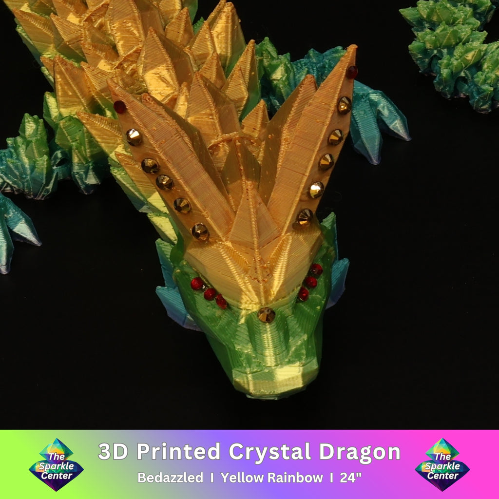 3D Printed Bedazzled Crystal  Dragon™
