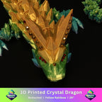 3D Printed Bedazzled Crystal  Dragon™