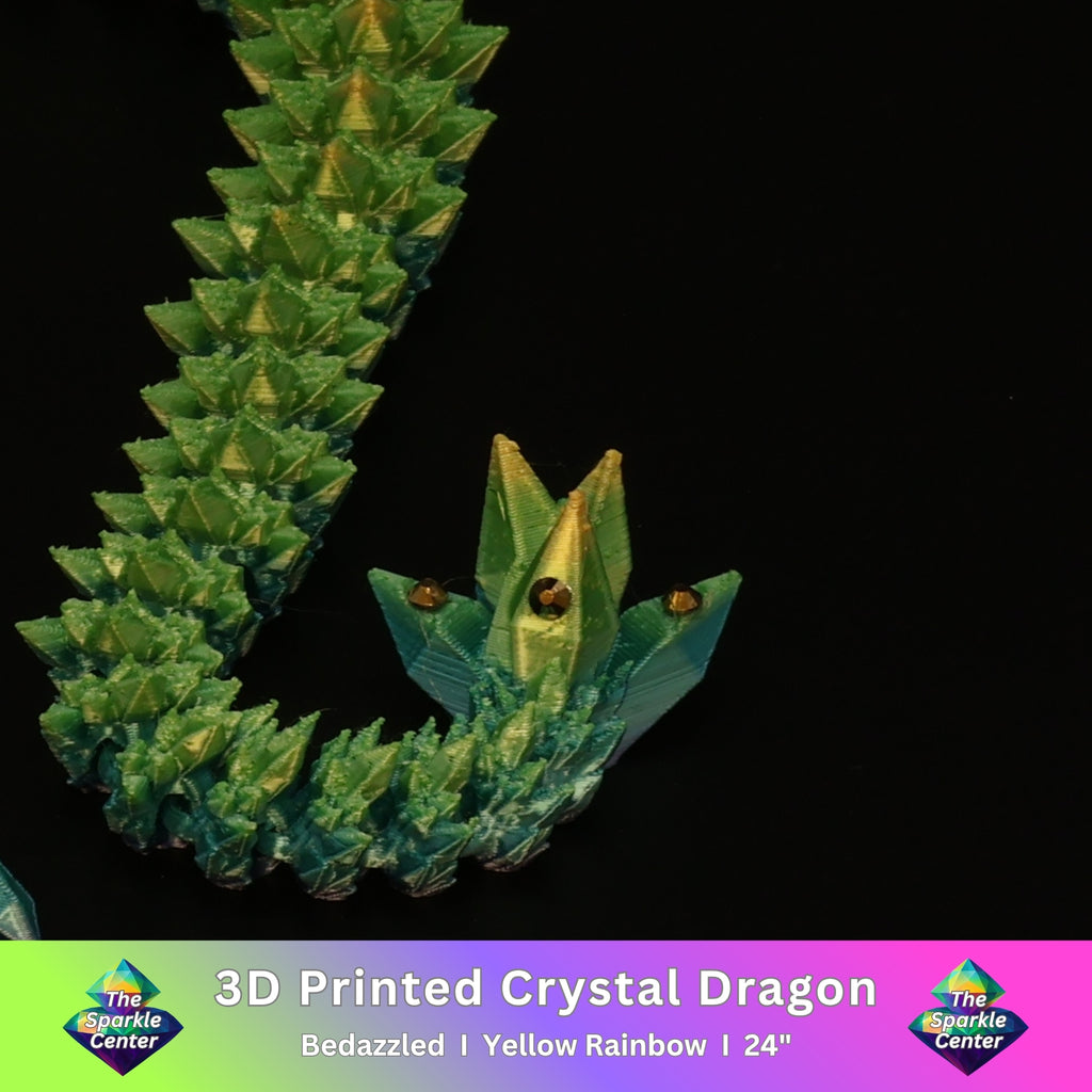 3D Printed Bedazzled Crystal  Dragon™