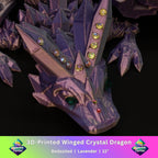 3D Printed Bedazzled Crystal-Winged Dragon™
