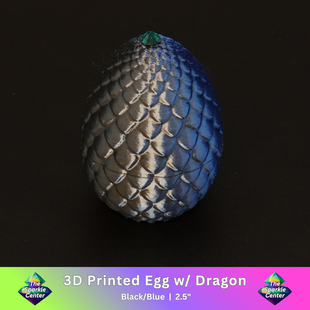 3D Printed Dragon Egg w/ Dragon