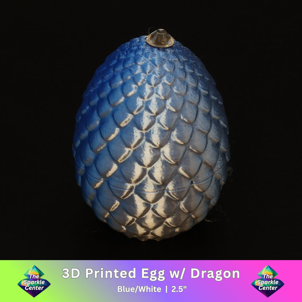 3D Printed Dragon Egg w/ Dragon
