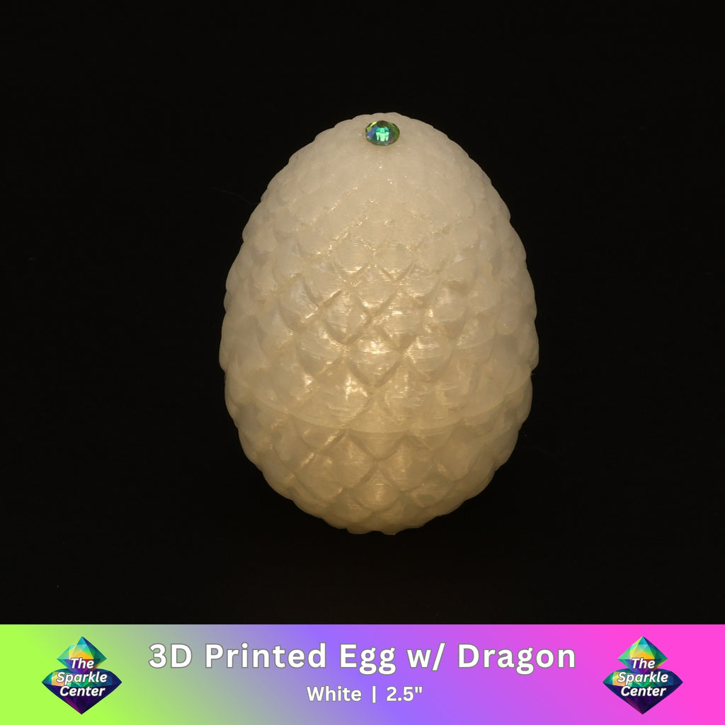 3D Printed Dragon Egg w/ Dragon