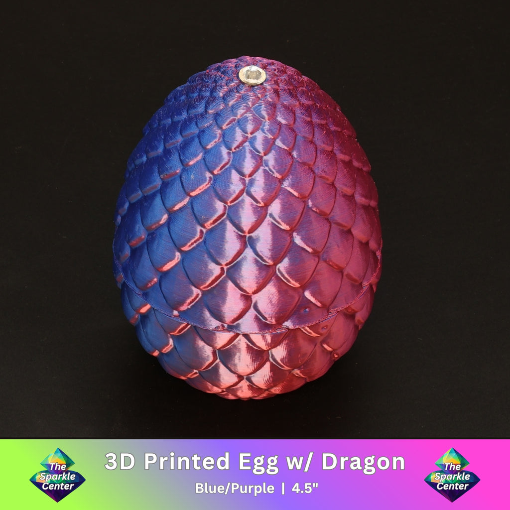 3D Printed Dragon Egg w/ Dragon