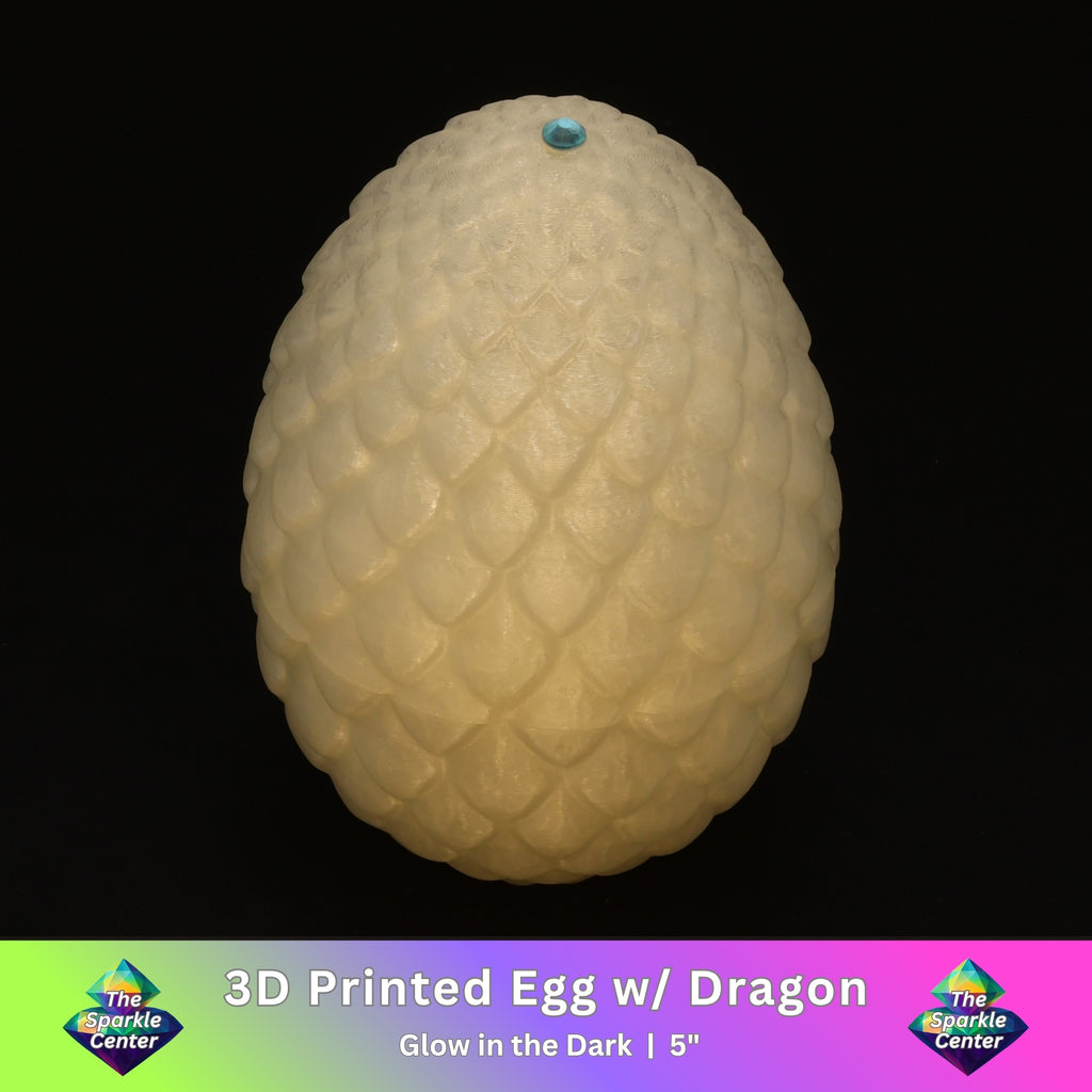 3D Printed Dragon Egg w/ Dragon