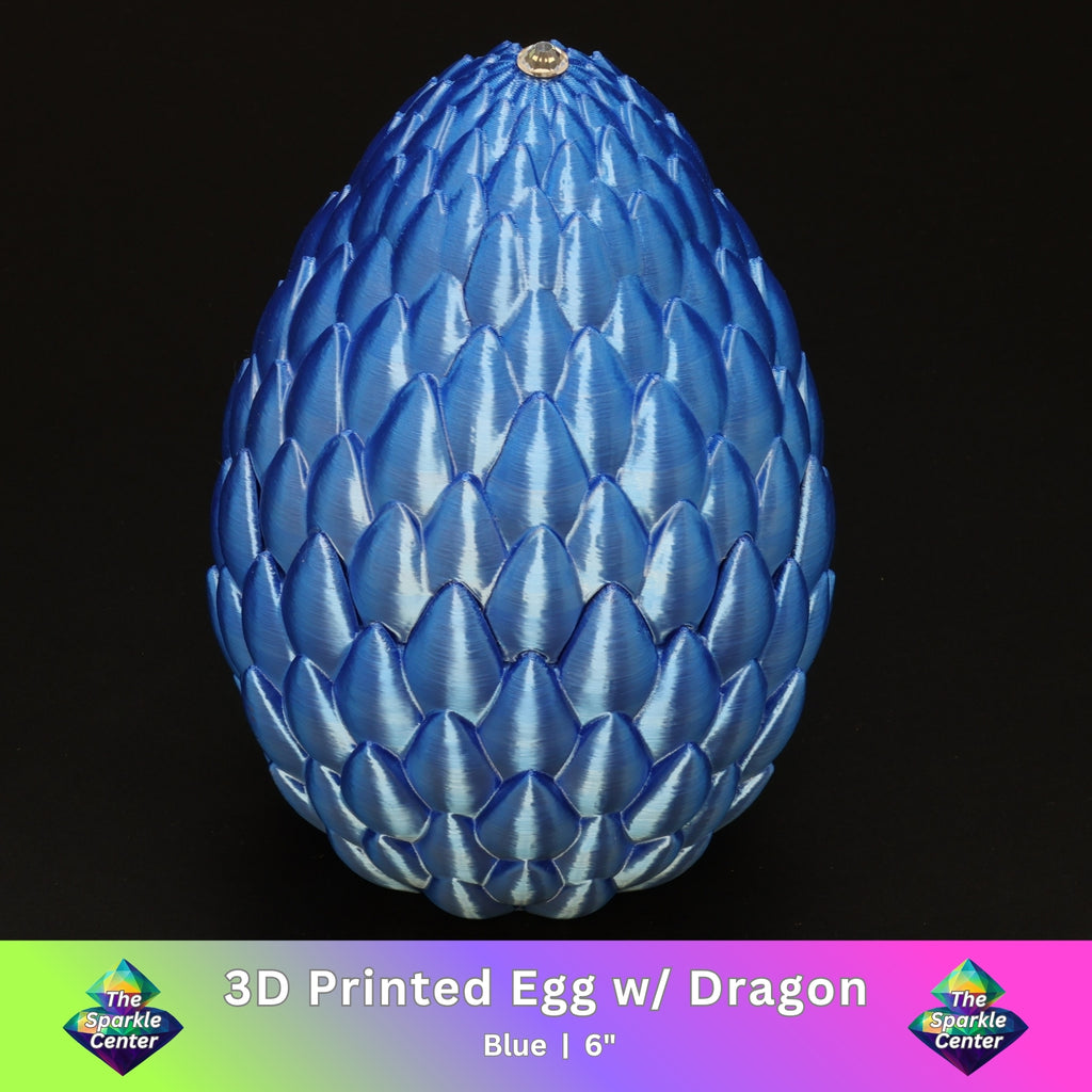 3D Printed Dragon Egg w/ Dragon
