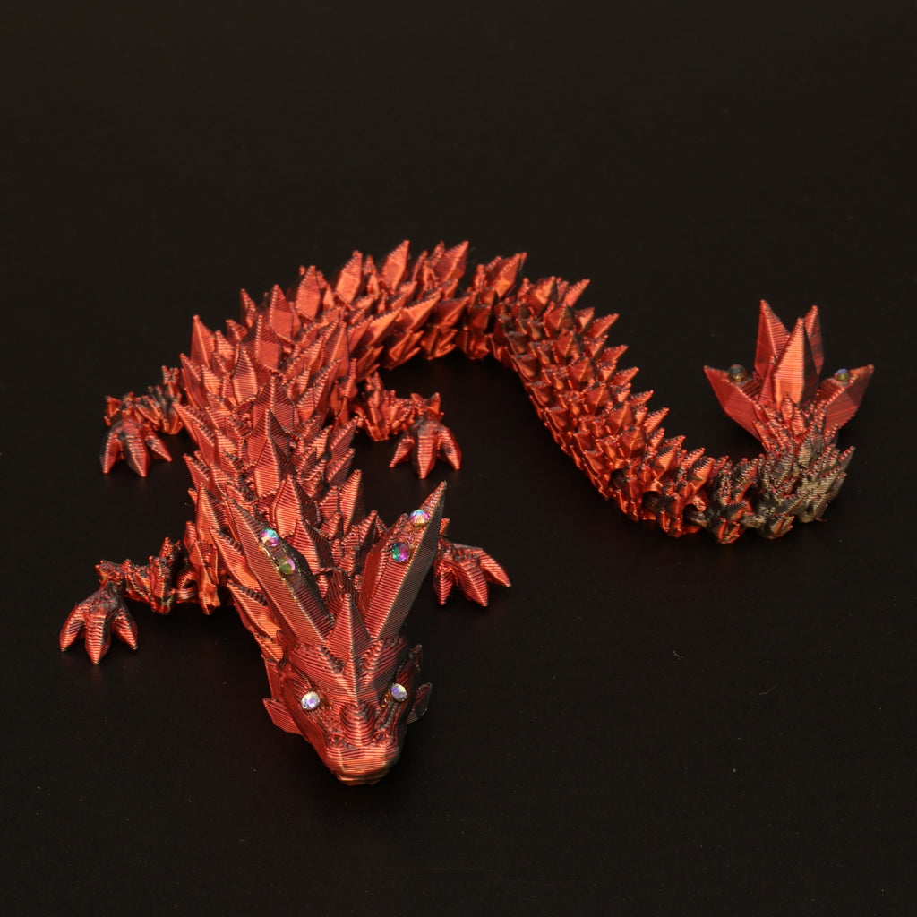 3D Printed BEDAZZLED Crystal Dragons