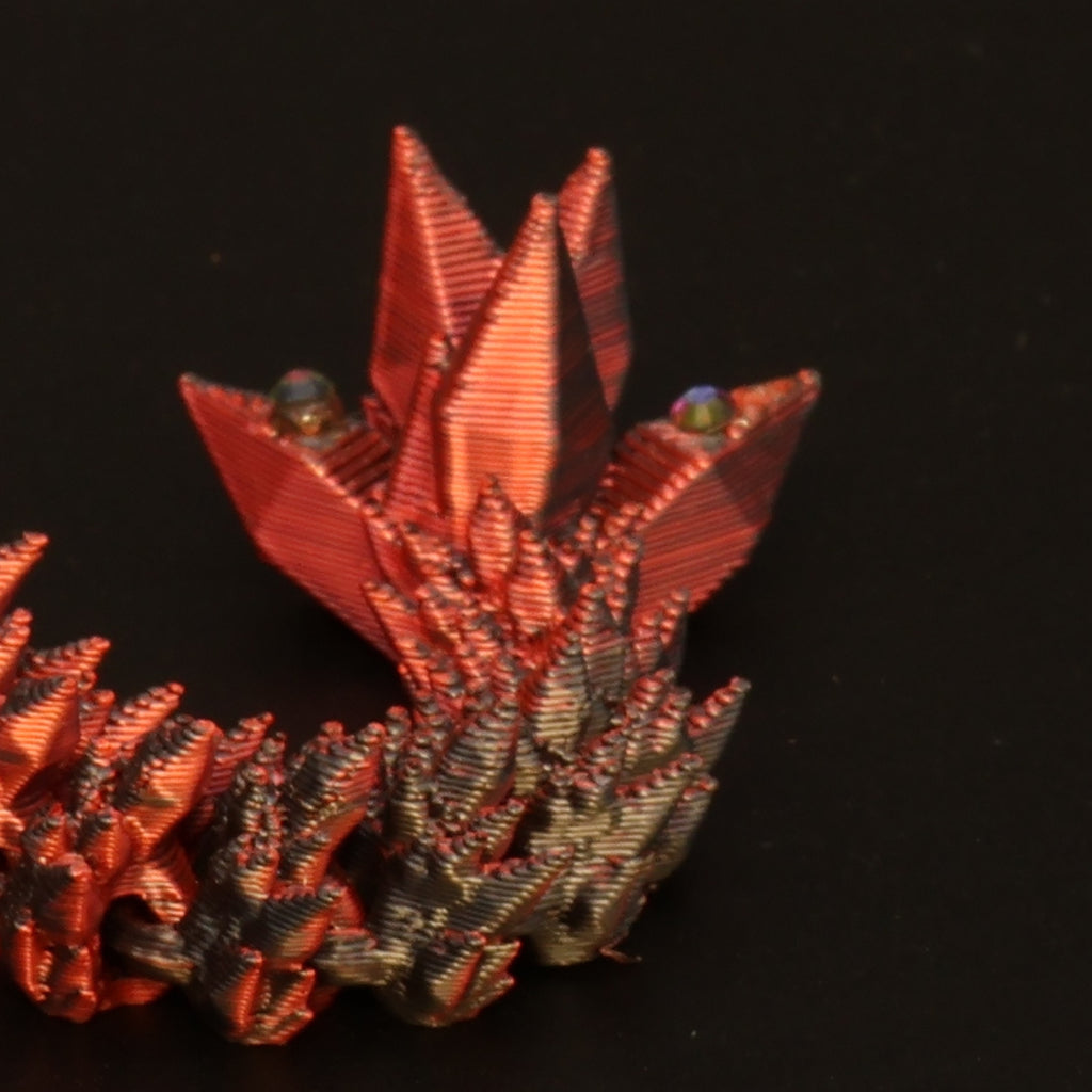 3D Printed BEDAZZLED Crystal Dragons