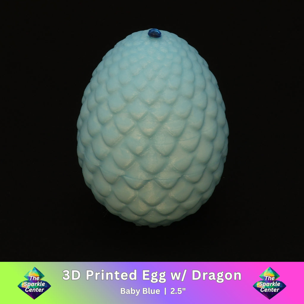 3D Printed Dragon Egg w/ Dragon