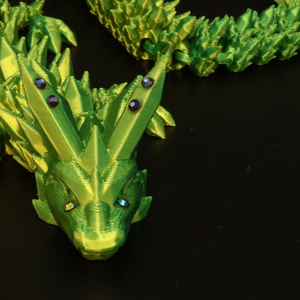 3D Printed BEDAZZLED Crystal Dragons
