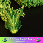 3D Printed Bedazzled Crystal  Dragon™