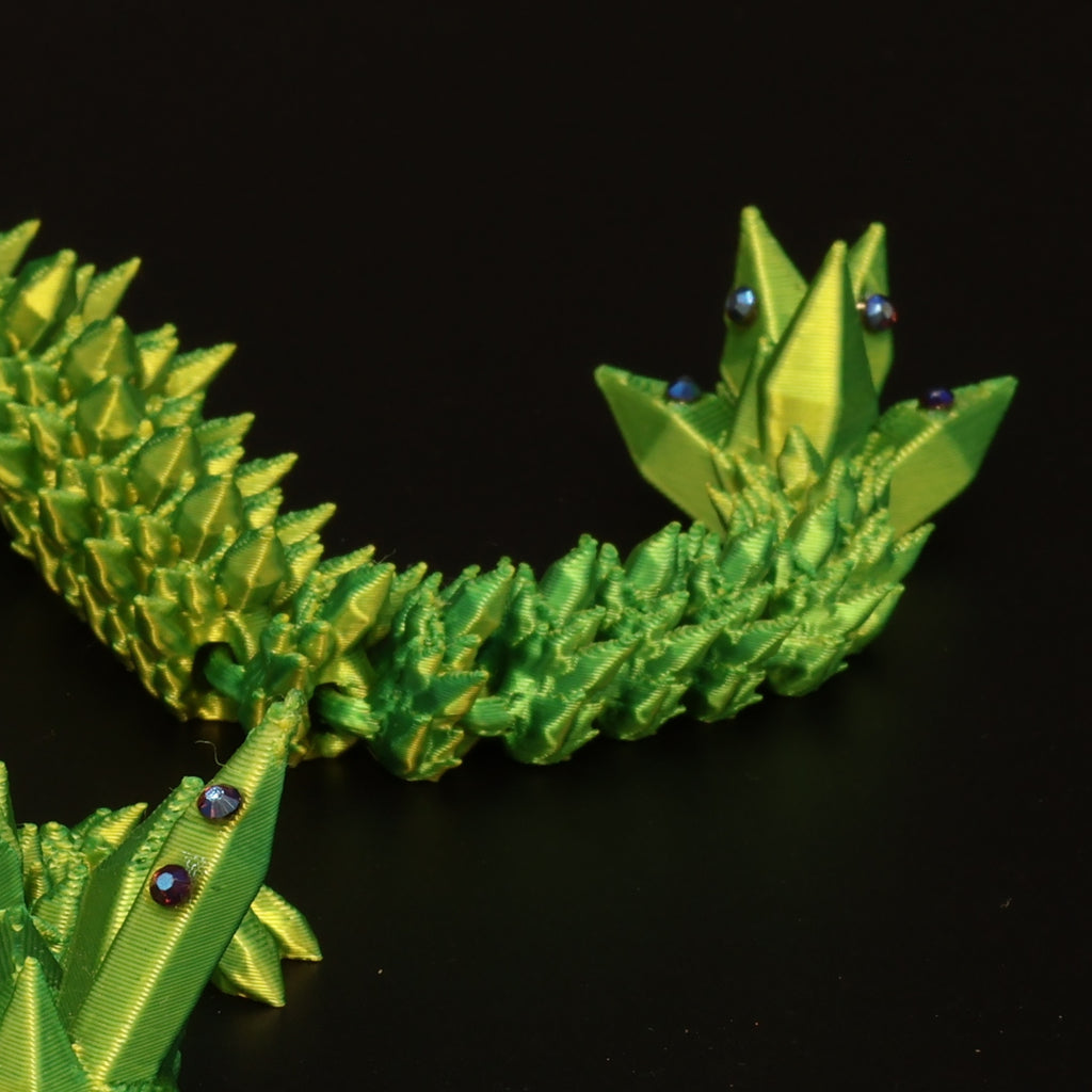 3D Printed BEDAZZLED Crystal Dragons