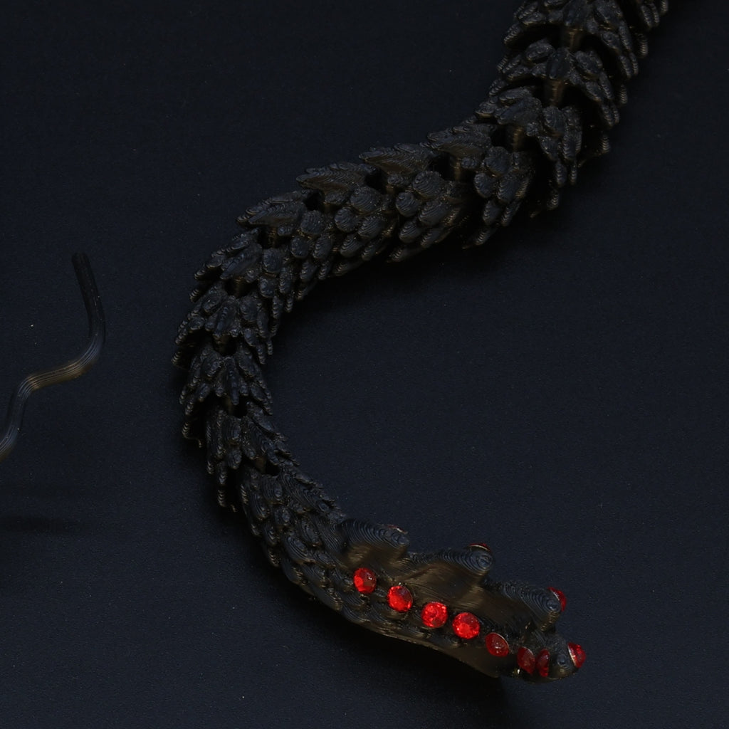 3D Printed BEDAZZLED Chinese Dragon