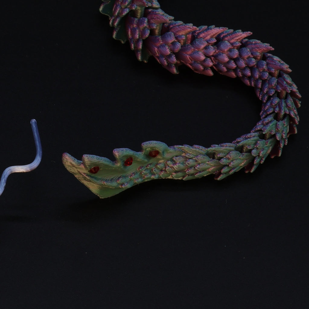 3D Printed BEDAZZLED Chinese Dragon