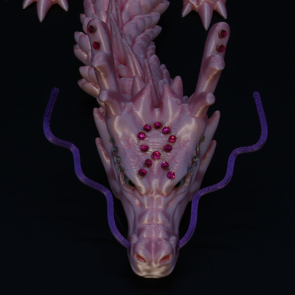 3D Printed BEDAZZLED Chinese Dragon
