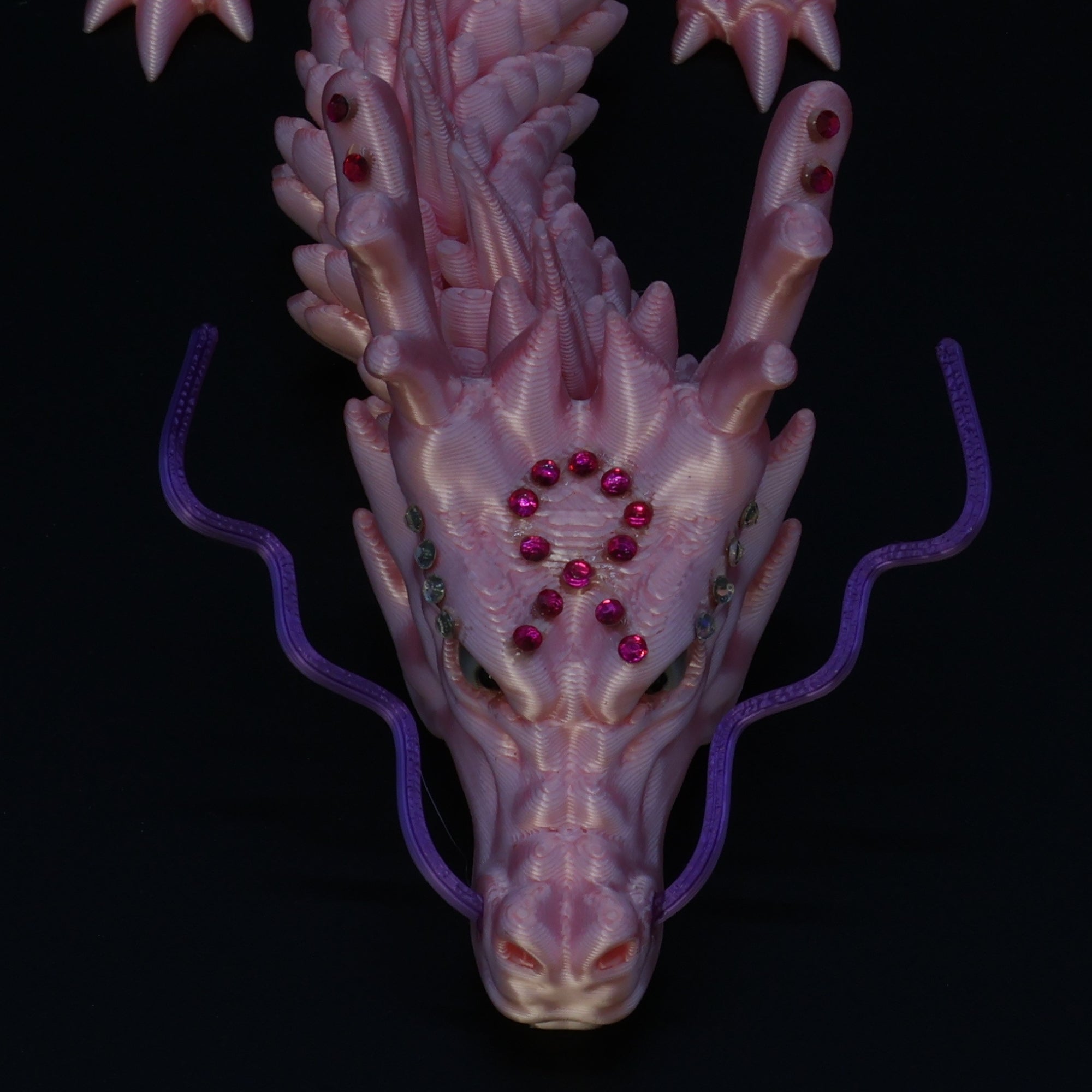 3D Printed BEDAZZLED Chinese Dragon