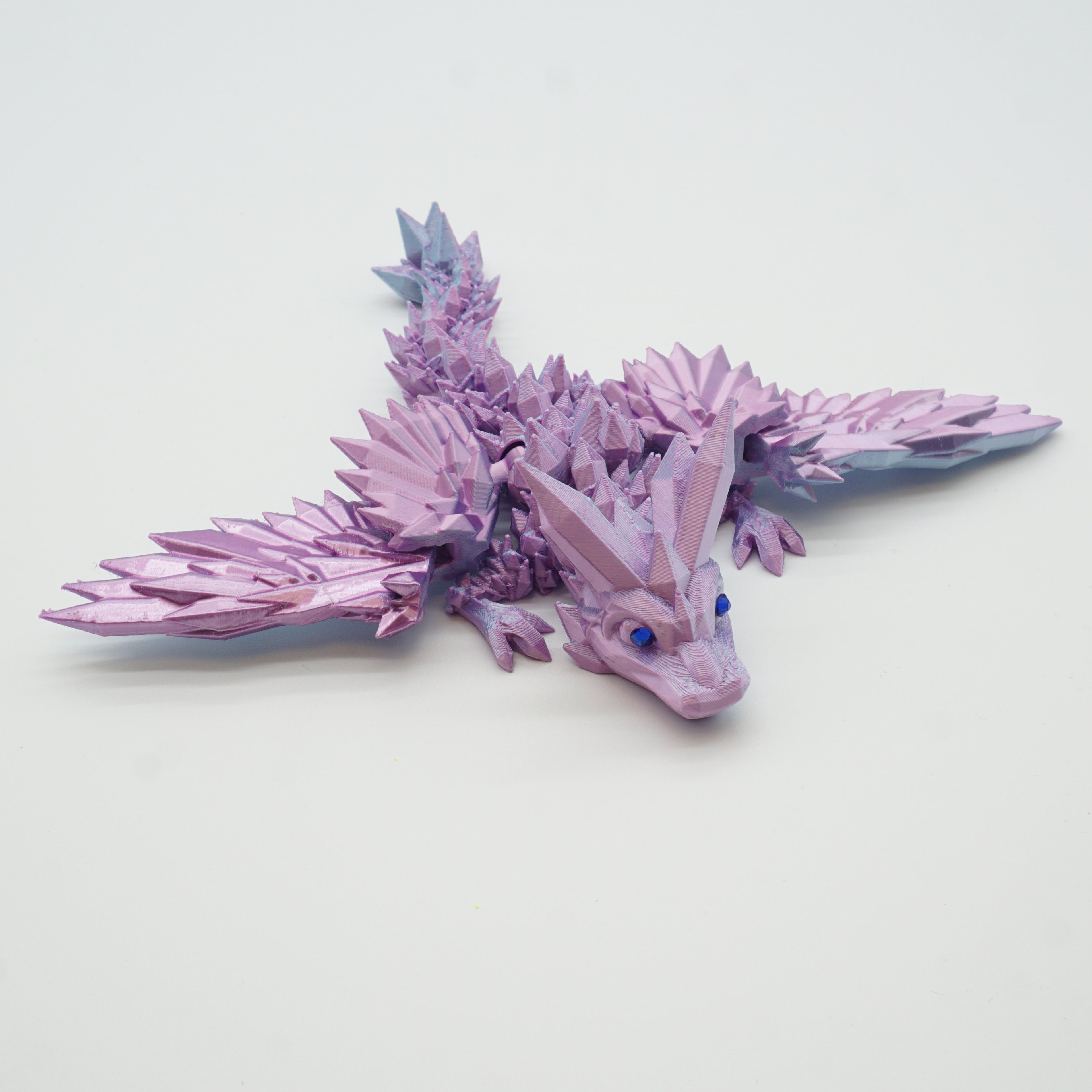 Winged Crystal Dragon 8"