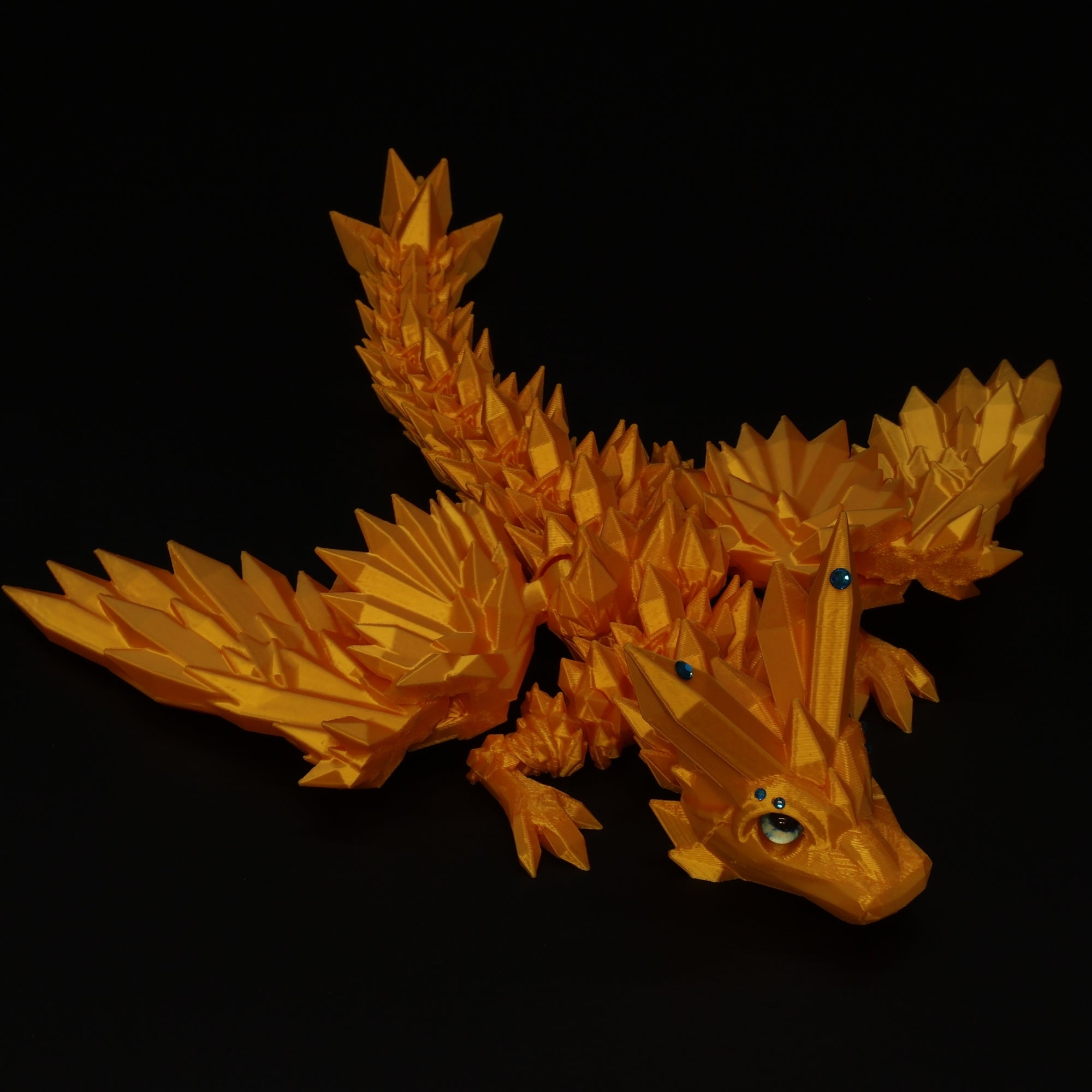 3D Printed Bedazzled Crystal-Winged Dragon™
