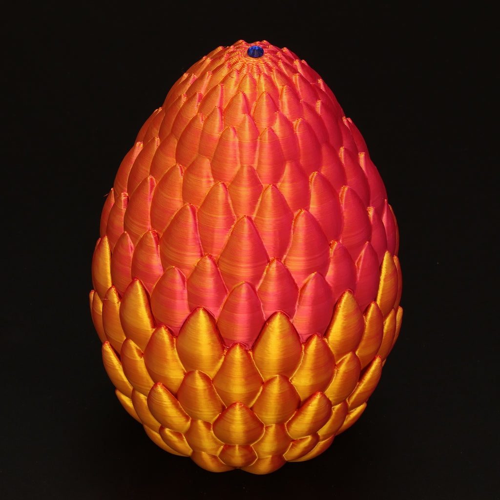 3D Printed Dragon Egg w/ Dragon