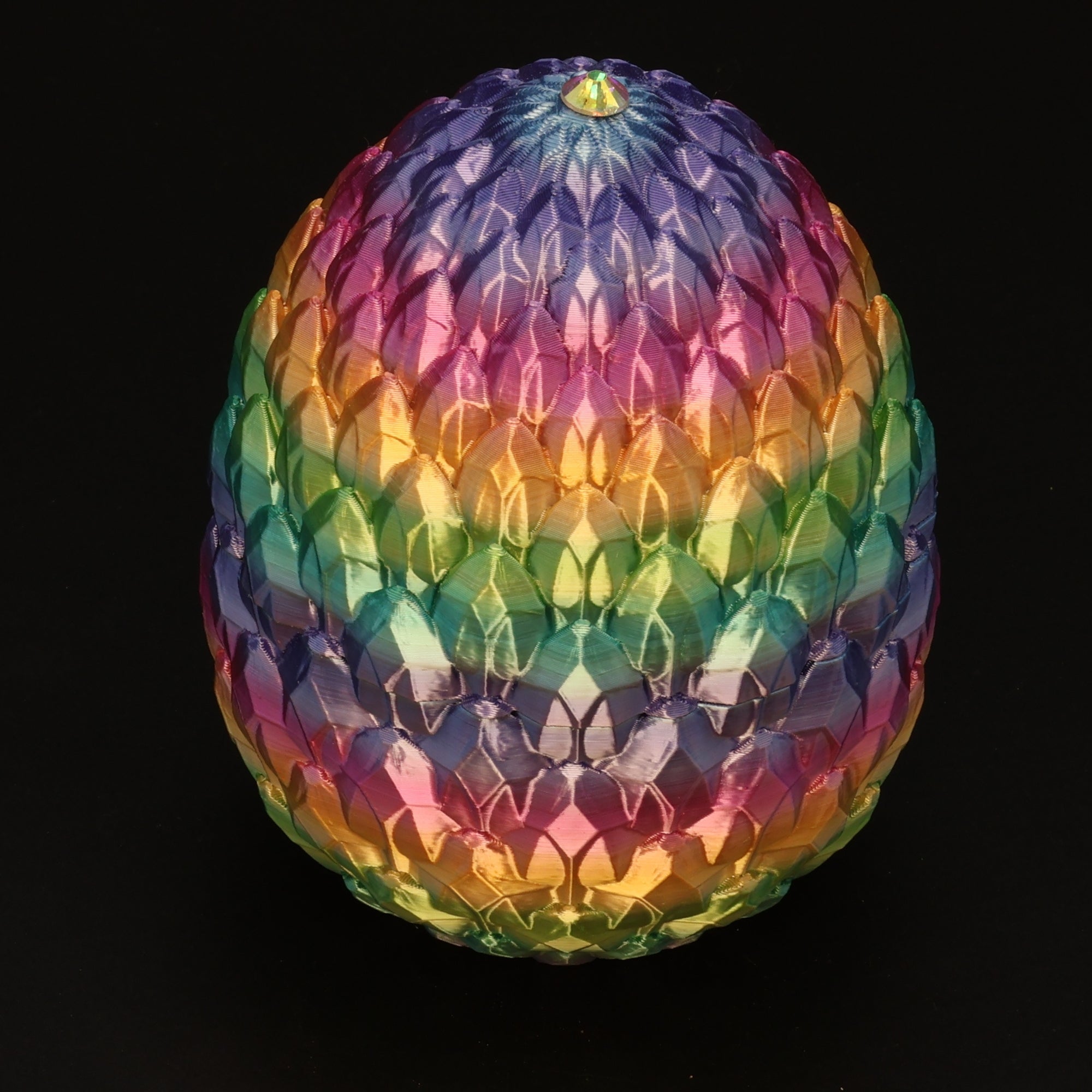 3D Printed Dragon Egg w/ Dragon