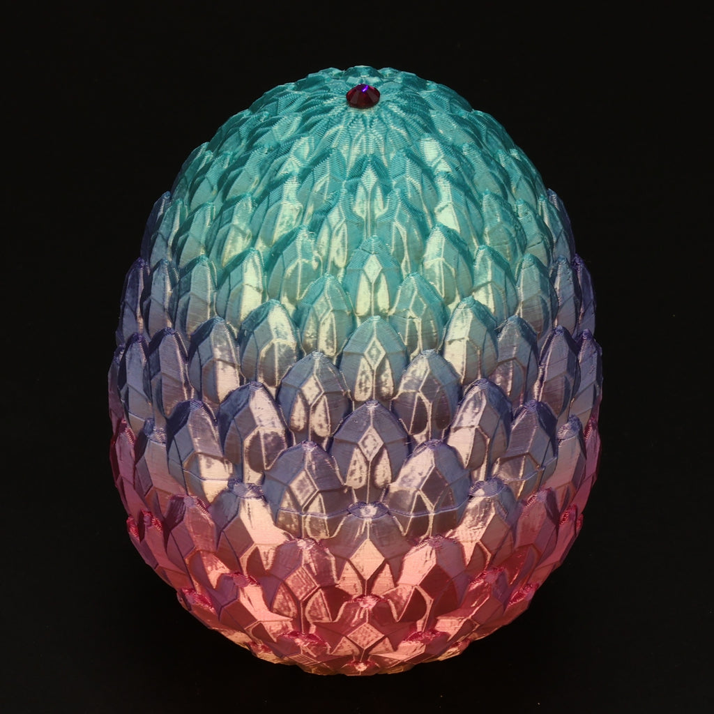 3D Printed Dragon Egg w/ Dragon