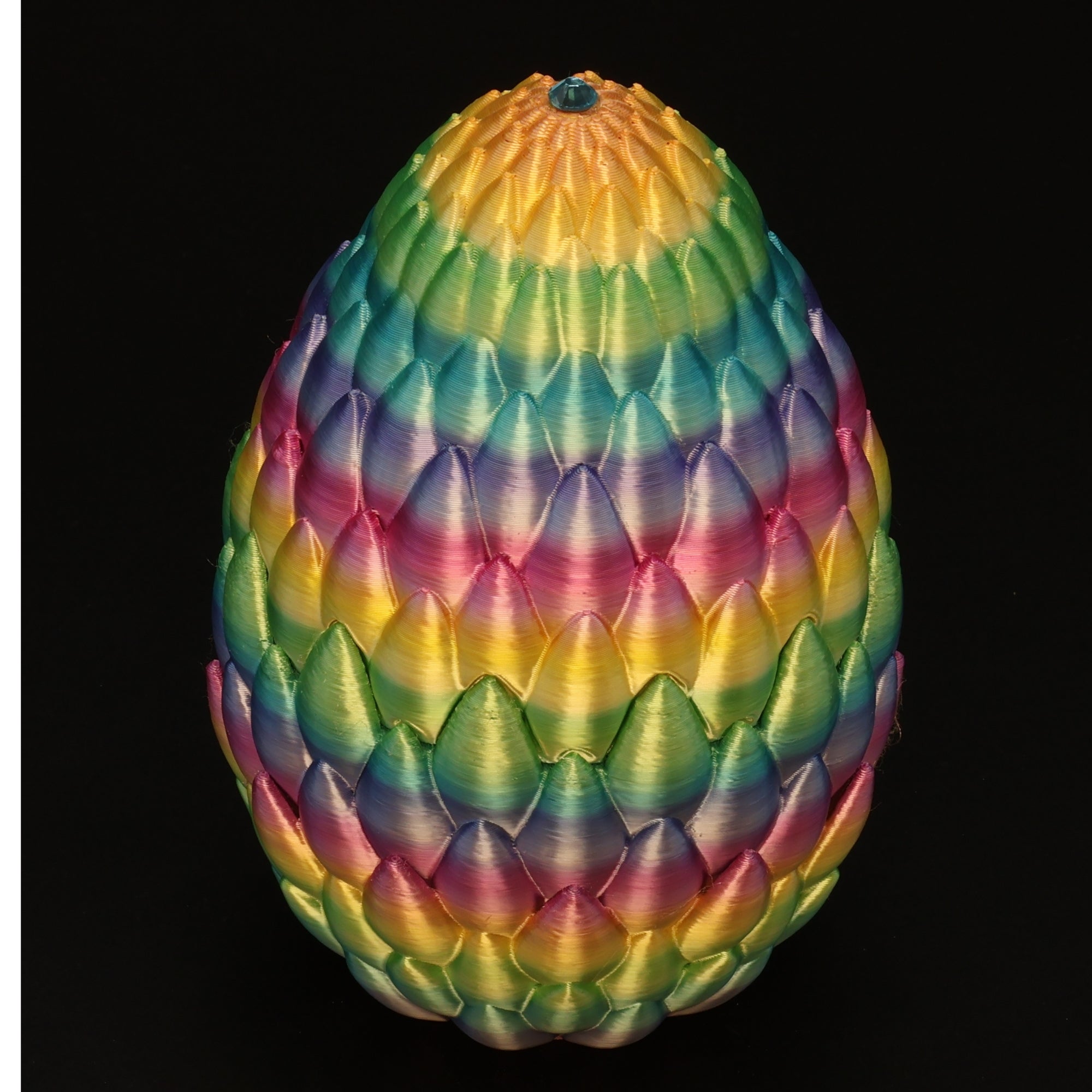 3D Printed Dragon Egg w/ Dragon